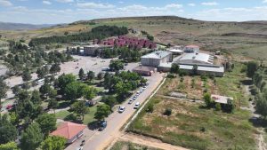 Scenic aerial shot showcasing rural architecture and landscape in Sivas, Turkey. — Get Started with Playing Bandar To