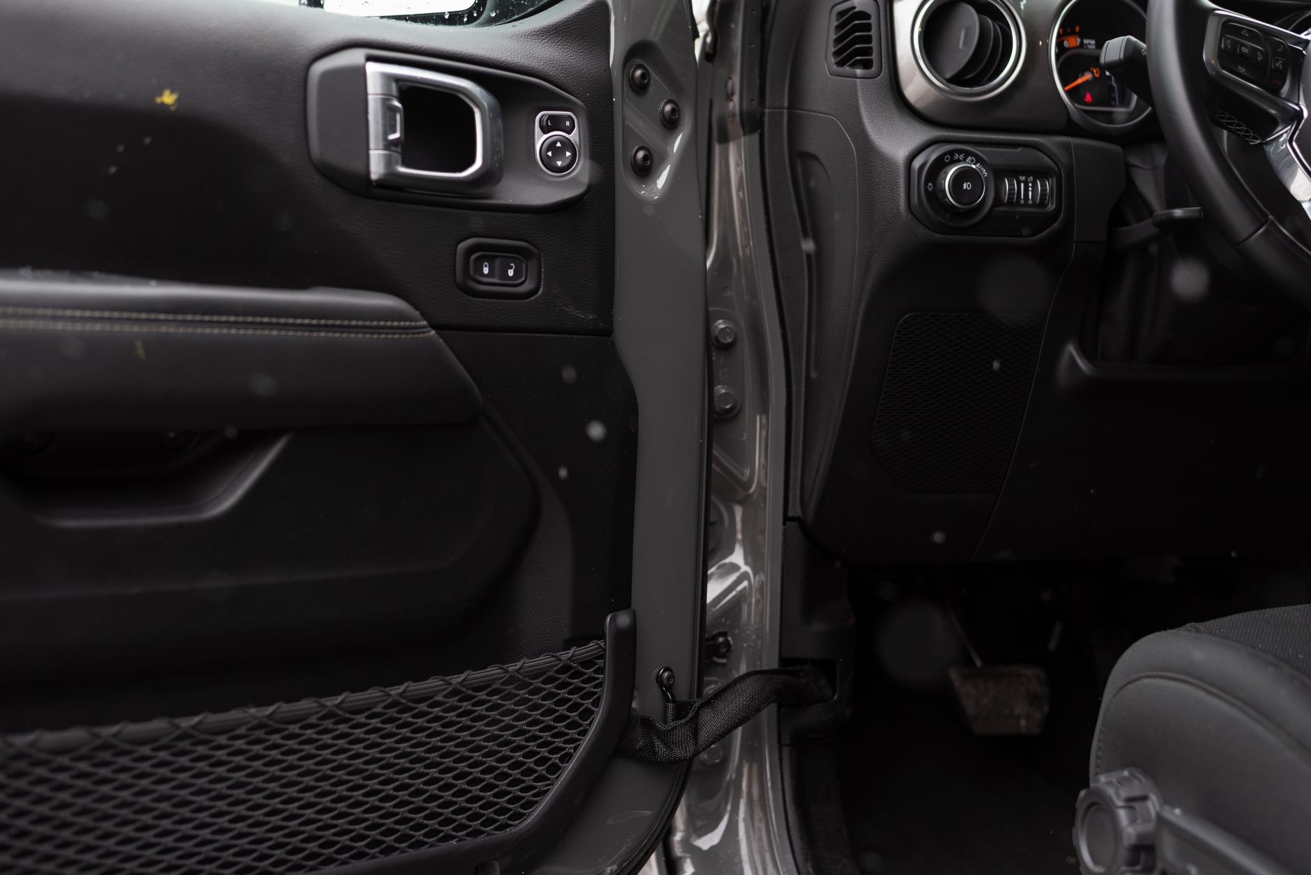 Detailed interior shot of a car showing the door panel and part of the dashboard. — Sweet Dreams: The Benefits of CBD Gummies